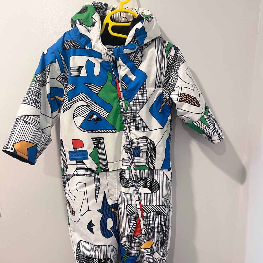 Quiksilver Baby Little Rookie One Piece Suit Snowsuit 12M